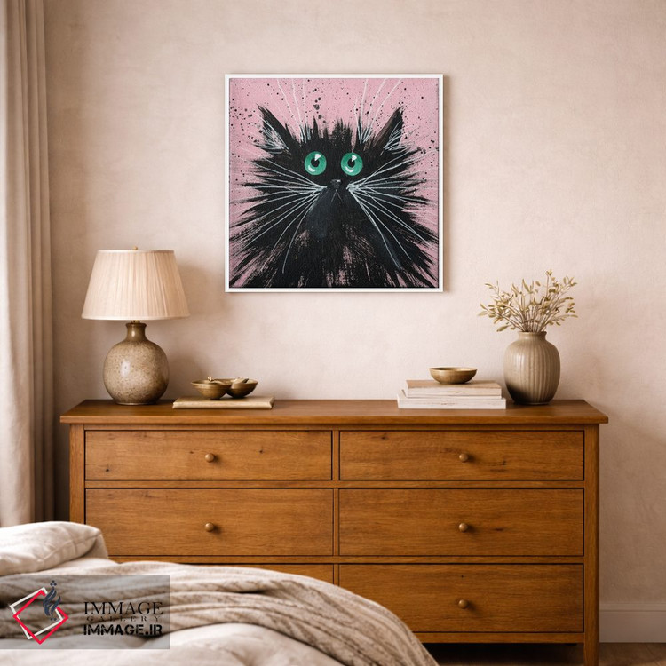 تابلو دکوراتیو پوکا اثر کیم هاسکینز - D1W