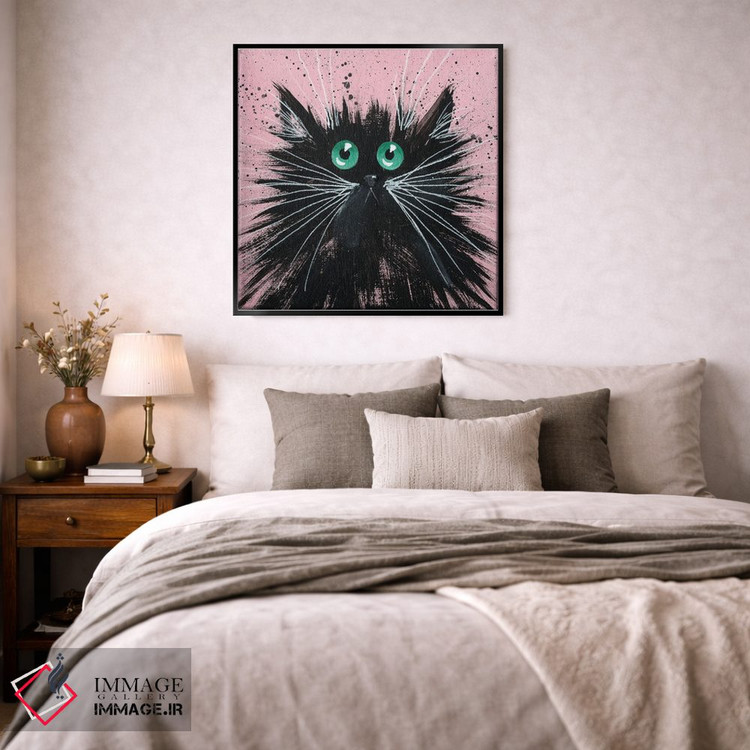 تابلو دکوراتیو پوکا اثر کیم هاسکینز - D3B