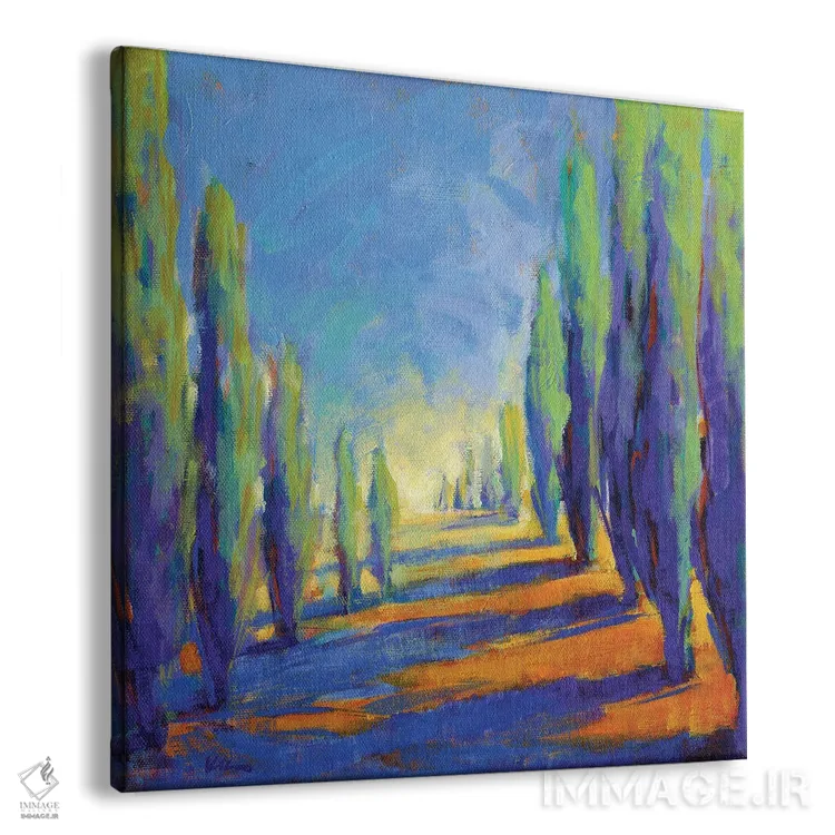 تابلو دکوراتیو رنگ های تابستان ۸ اثر کانی کیم - نمای پرسپکتیو محصول