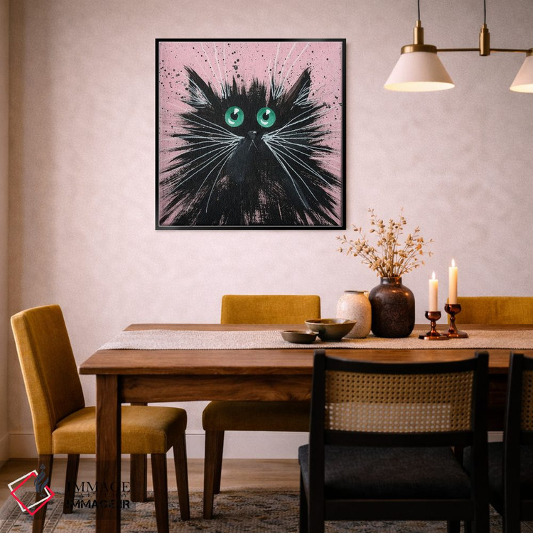 تابلو دکوراتیو پوکا اثر کیم هاسکینز - D6B