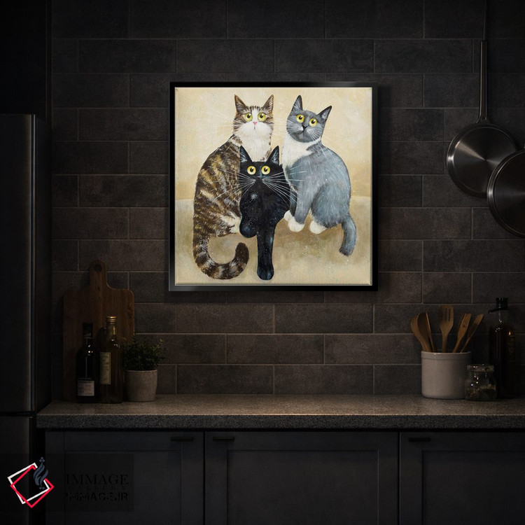 تابلو دکوراتیو میا آیریس پارسلی اثر کیم هاسکینز - D2B