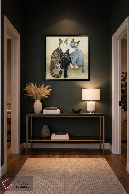 تابلو دکوراتیو میا آیریس پارسلی اثر کیم هاسکینز - D5B