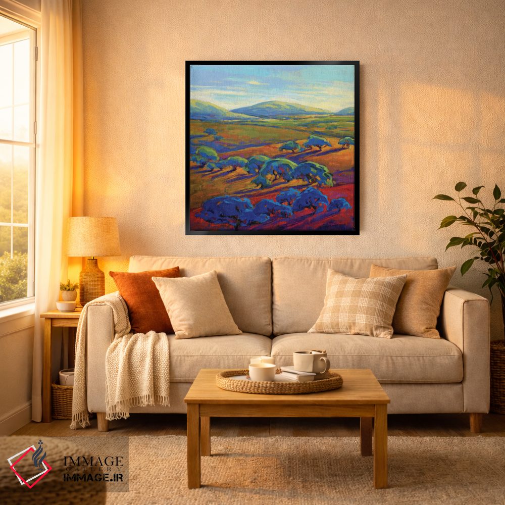 تابلو دکوراتیو تپه های نرم ۲ اثر کانی کیم - D5B