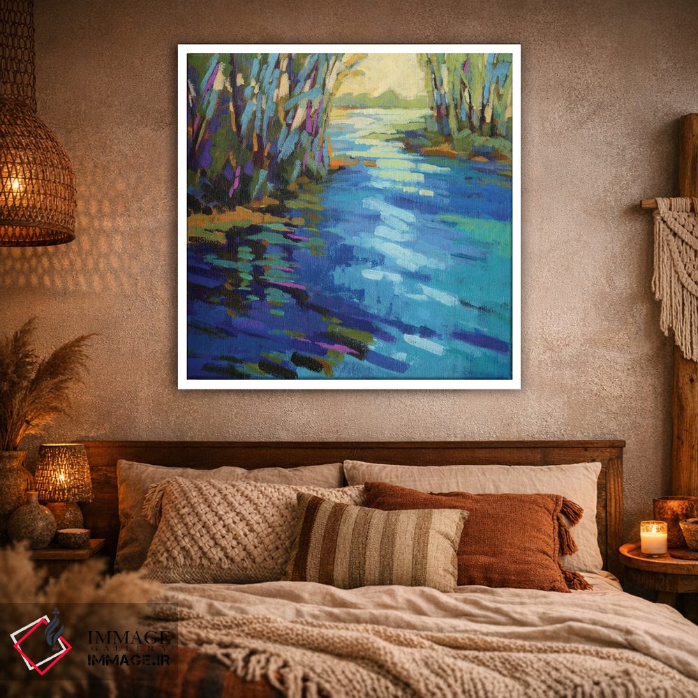 تابلو دکوراتیو رنگ های تابستان ۹ اثر کانی کیم - D1W