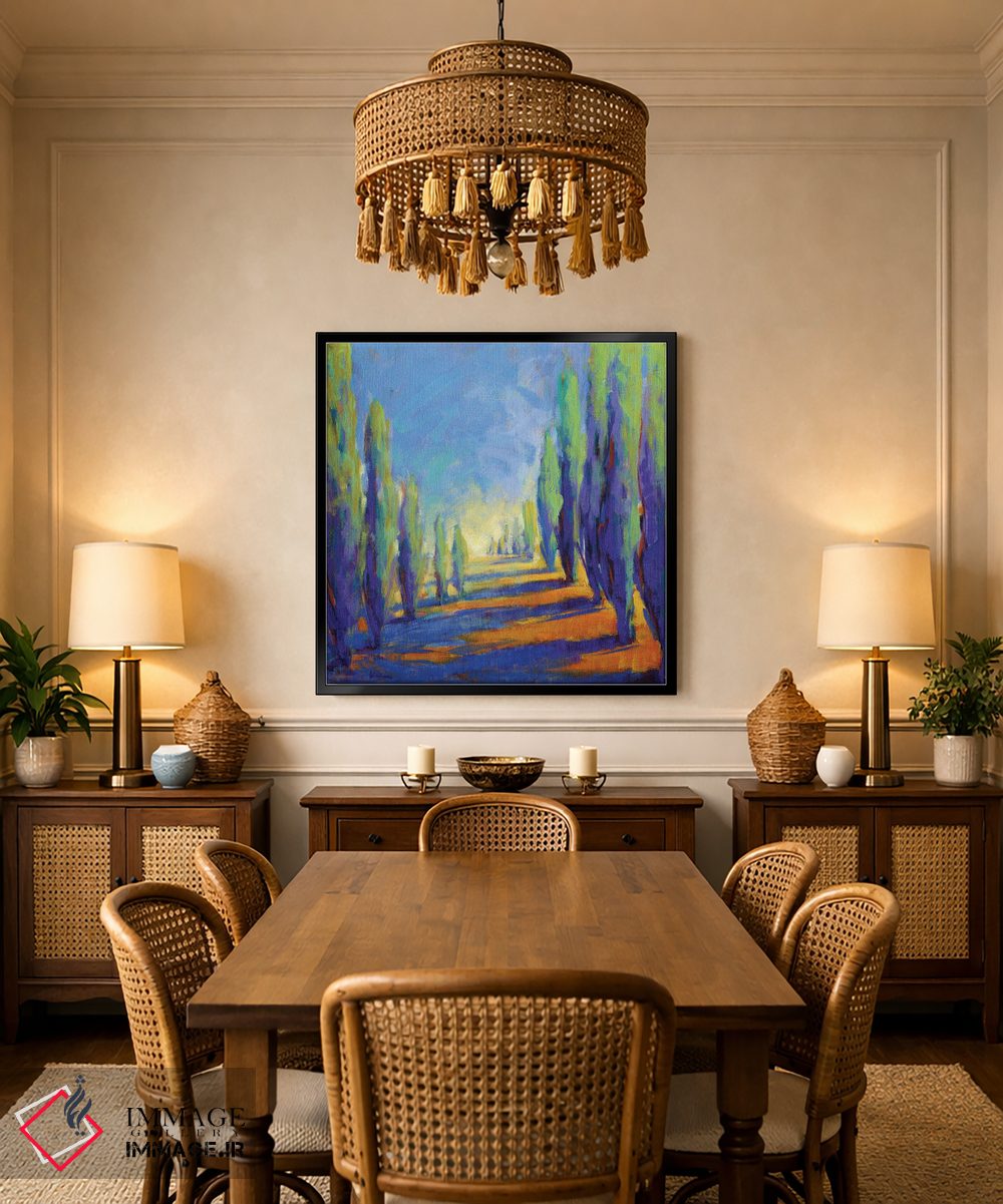 تابلو دکوراتیو رنگ های تابستان ۸ اثر کانی کیم - D3B