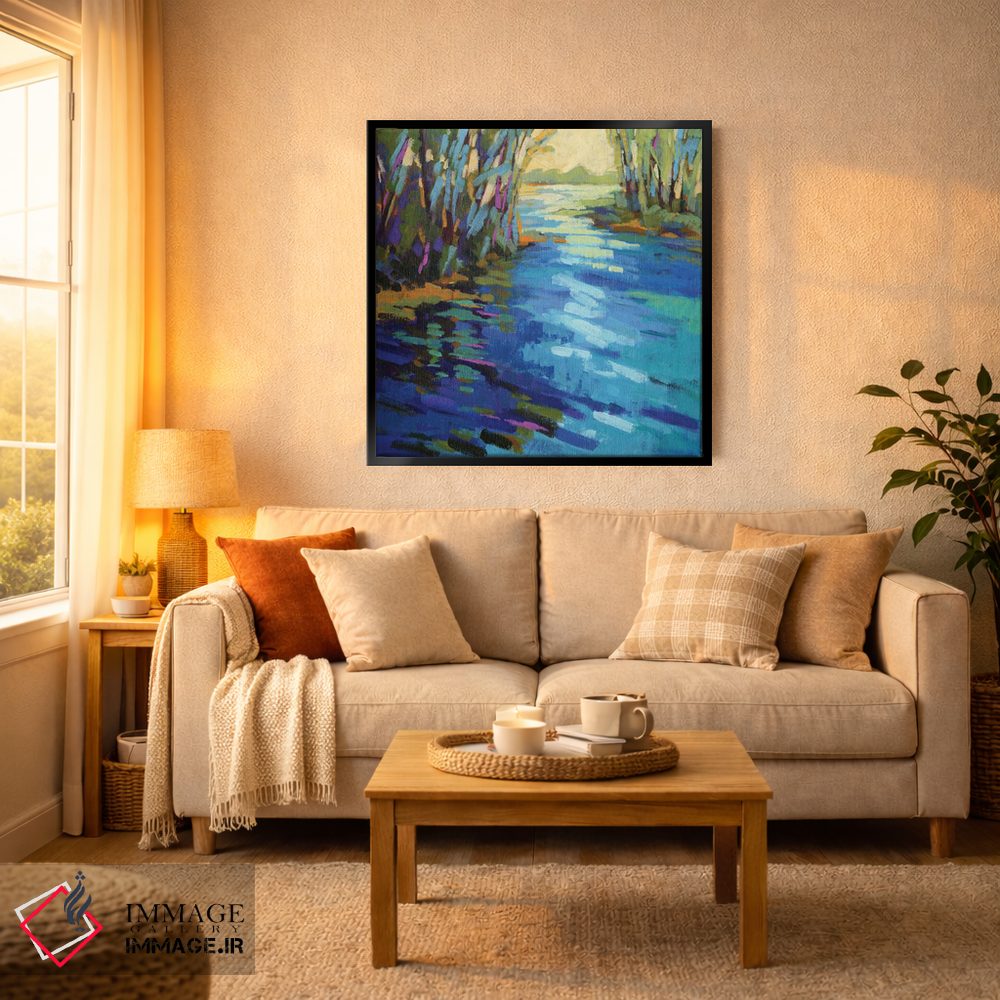 تابلو دکوراتیو رنگ های تابستان ۹ اثر کانی کیم - D5B