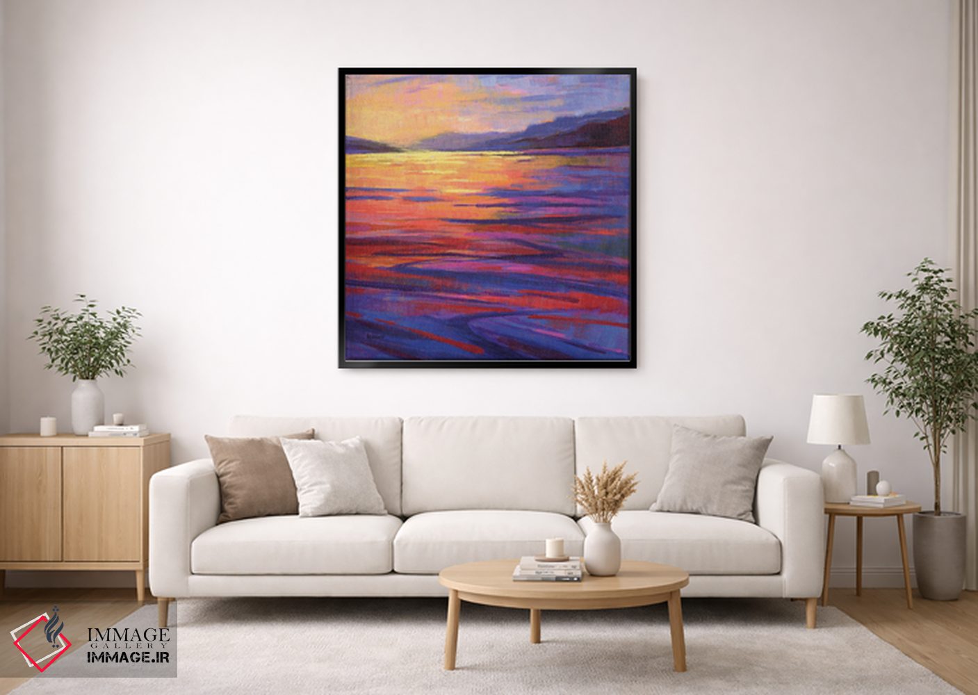 تابلو دکوراتیو جایی که نهنگ ها بازی می کنند ۲ اثر کانی کیم - D1B