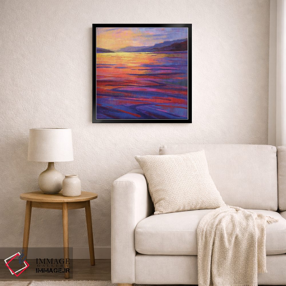 تابلو دکوراتیو جایی که نهنگ ها بازی می کنند ۲ اثر کانی کیم - D6B