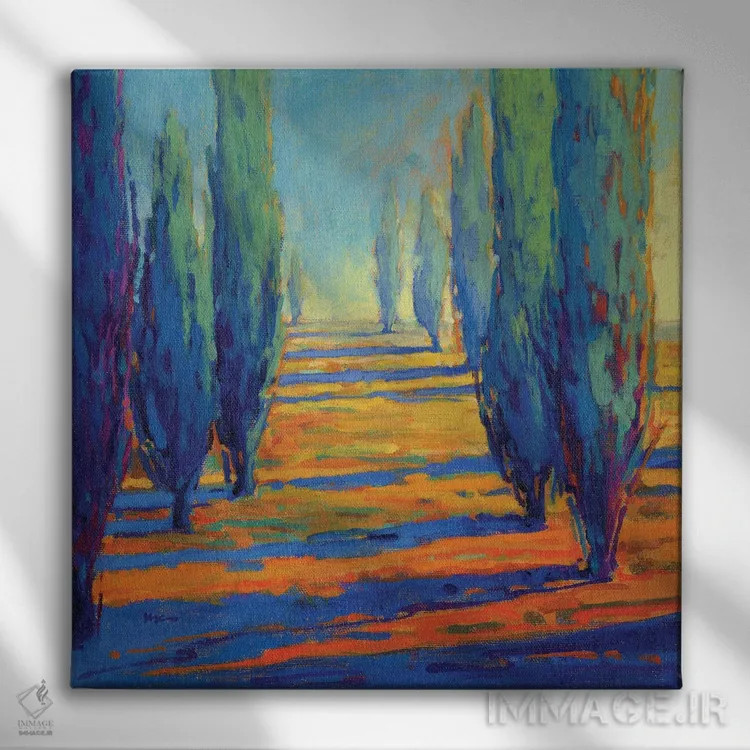 تابلو دکوراتیو رضایت اثر کانی کیم - نمای روبهرو روی دیوار