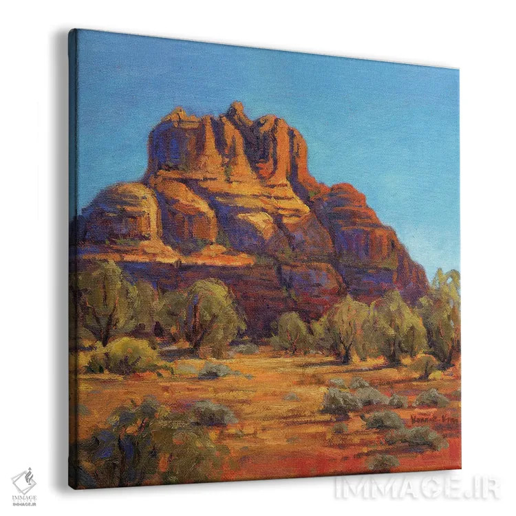 تابلو دکوراتیو صخره بل اثر کانی کیم - نمای پرسپکتیو محصول