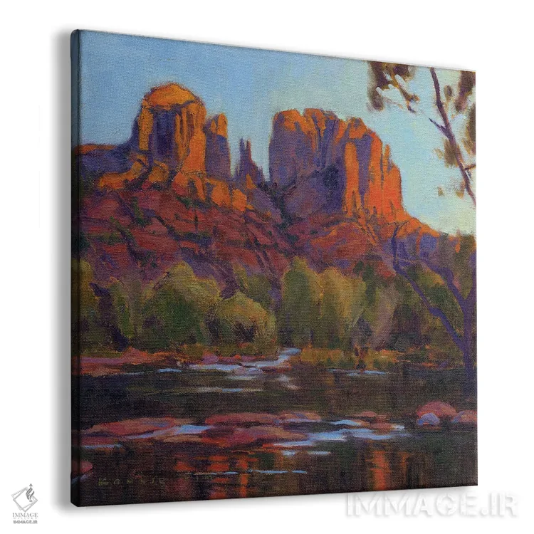 تابلو دکوراتیو Sedona,کاتدرال راک، سدونا اثر کانی کیم - نمای پرسپکتیو محصول