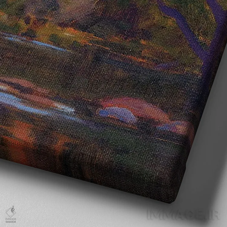 تابلو دکوراتیو Sedona,کاتدرال راک، سدونا اثر کانی کیم - نمای نزدیک بافت بوم