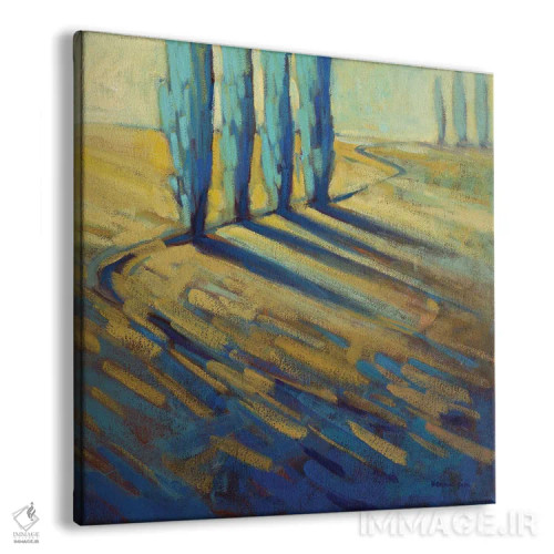 تابلو دکوراتیو تیل اثر کانی کیم - نمای پرسپکتیو محصول