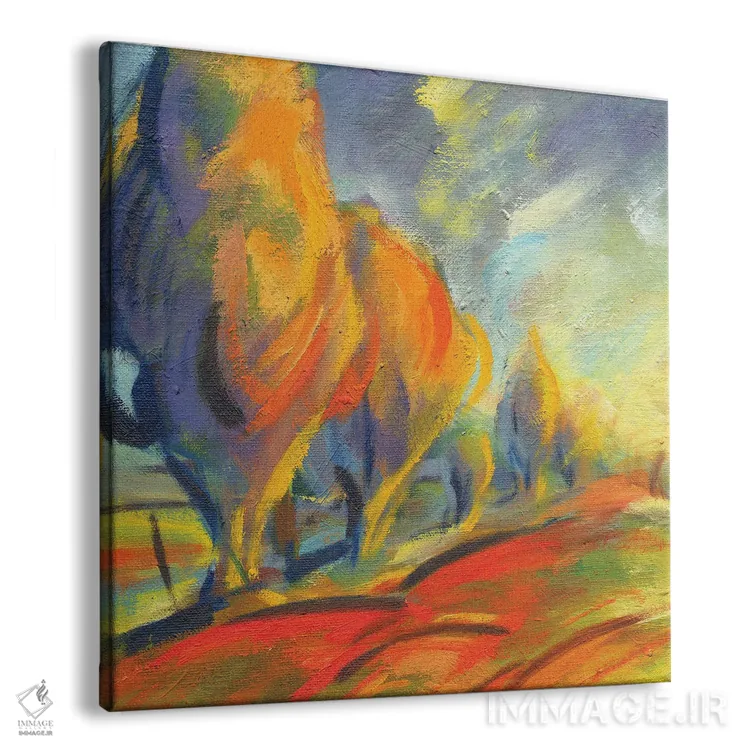 تابلو دکوراتیو شروعی تازه دو اثر کانی کیم - نمای پرسپکتیو محصول