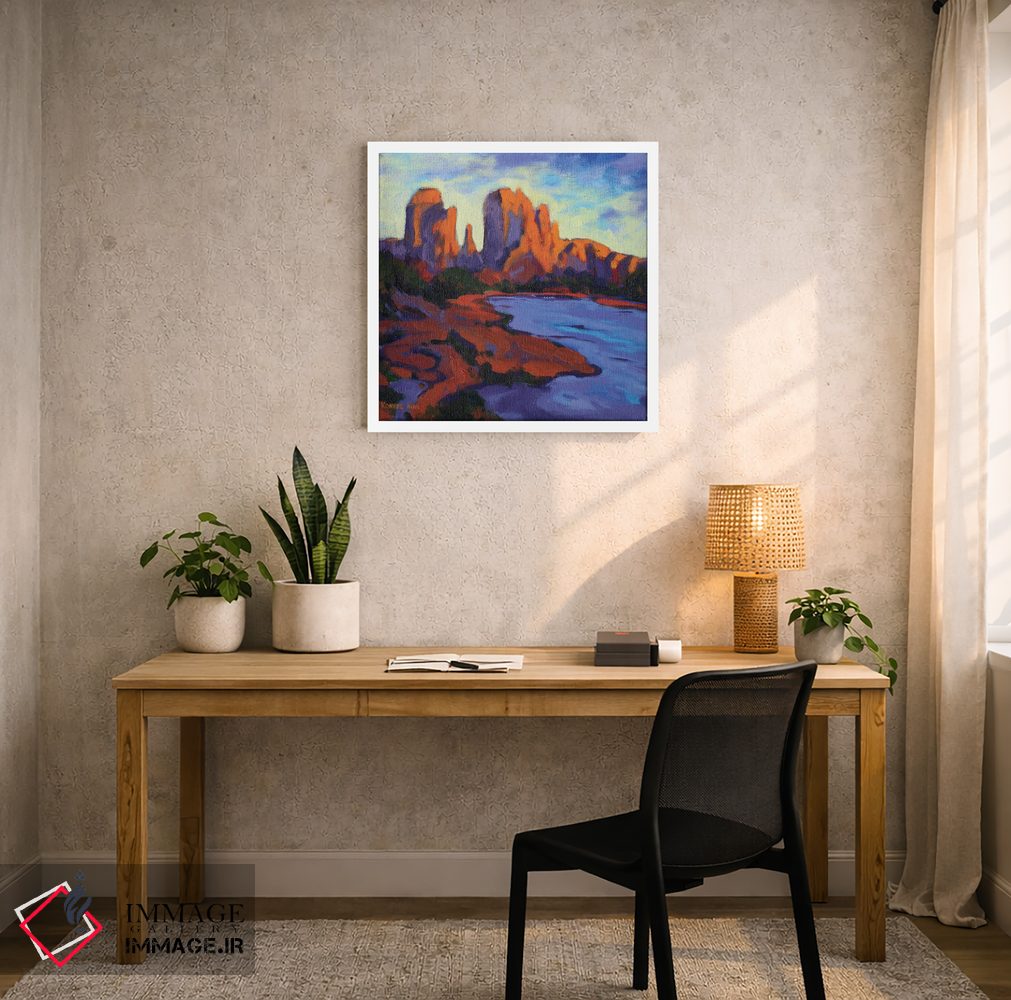 تابلو دکوراتیو کاتدرال راک اثر کانی کیم - D5W