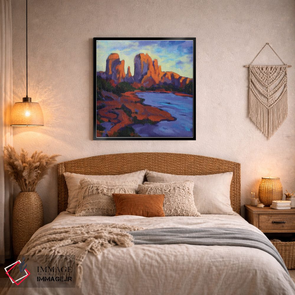 تابلو دکوراتیو کاتدرال راک اثر کانی کیم - D4B