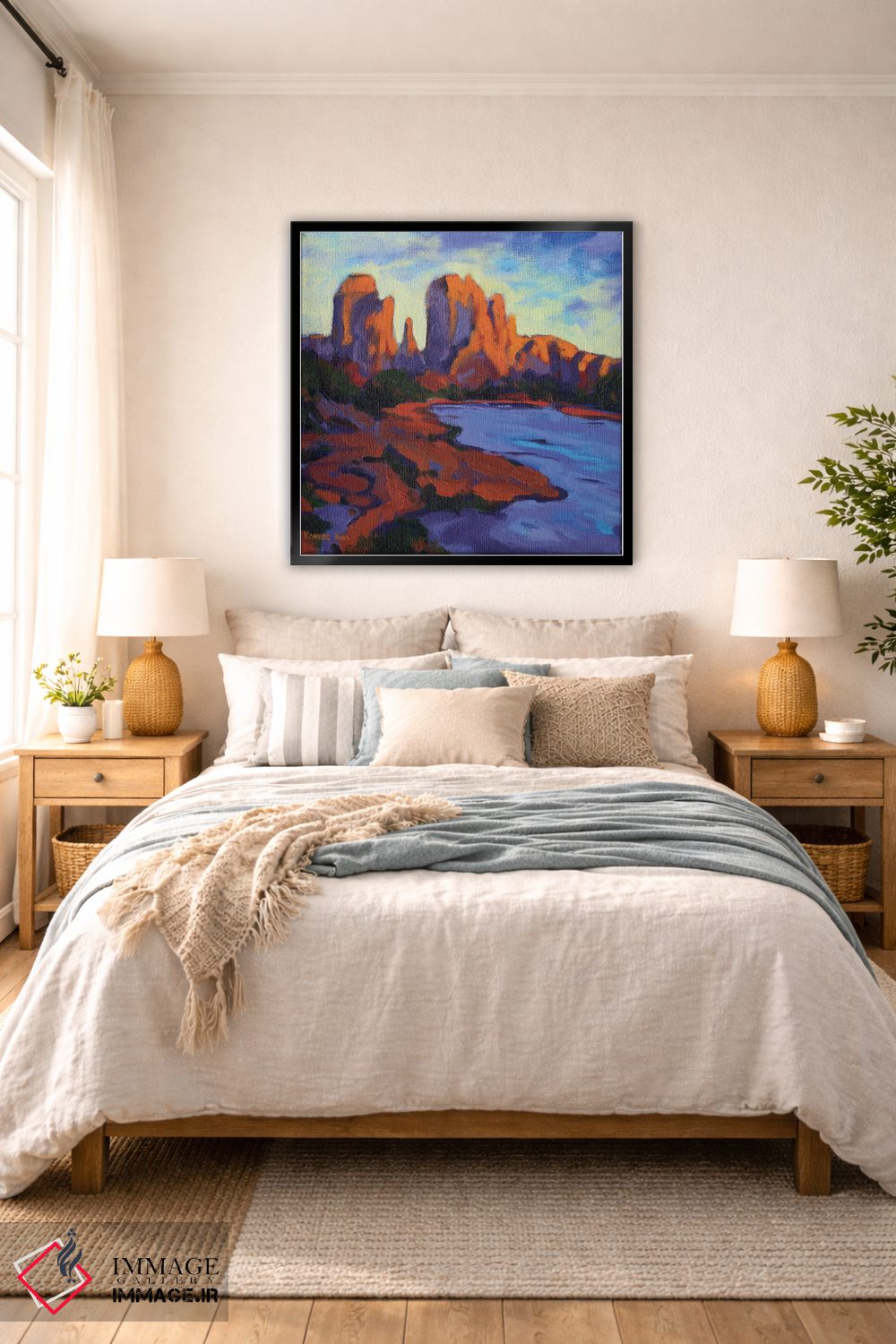 تابلو دکوراتیو کاتدرال راک اثر کانی کیم - D6B