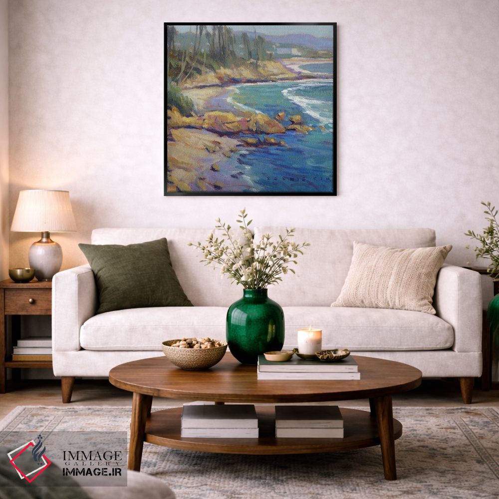 تابلو دکوراتیو رنگ های عصر اثر کانی کیم - D4B