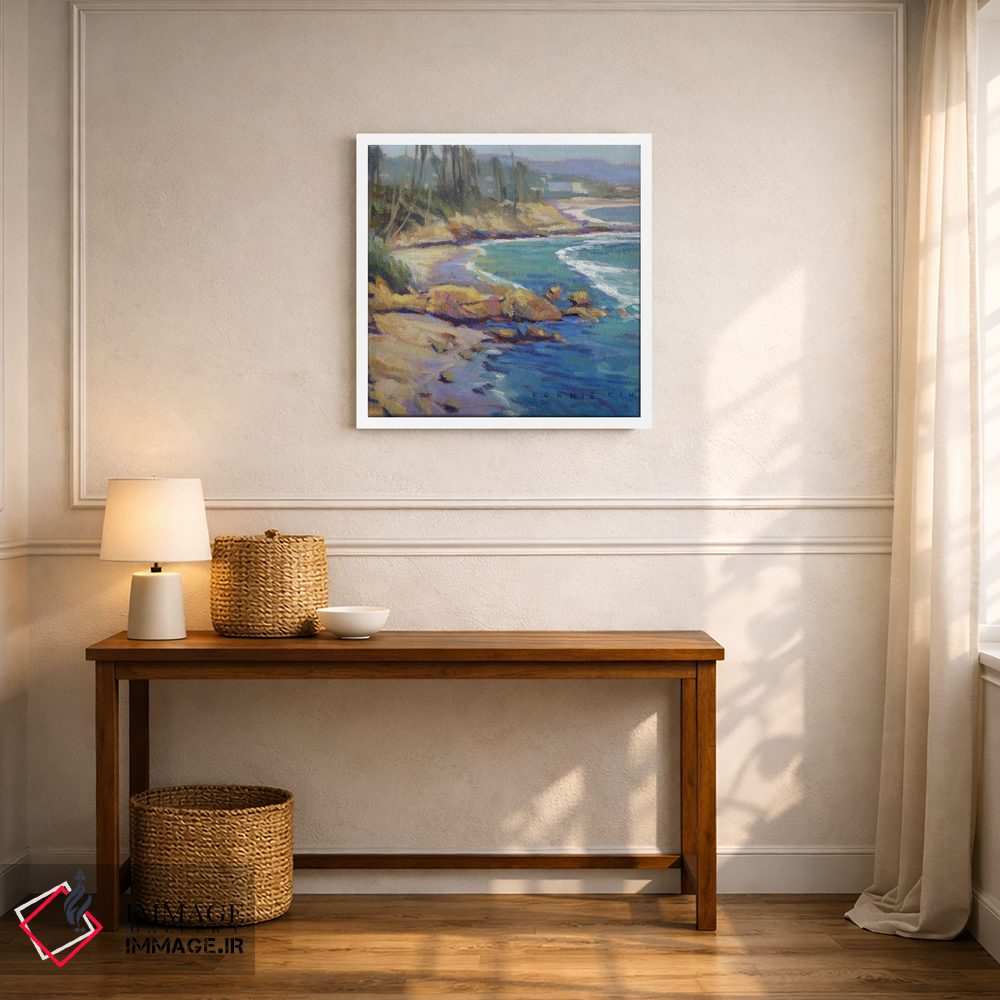 تابلو دکوراتیو رنگ های عصر اثر کانی کیم - D5W