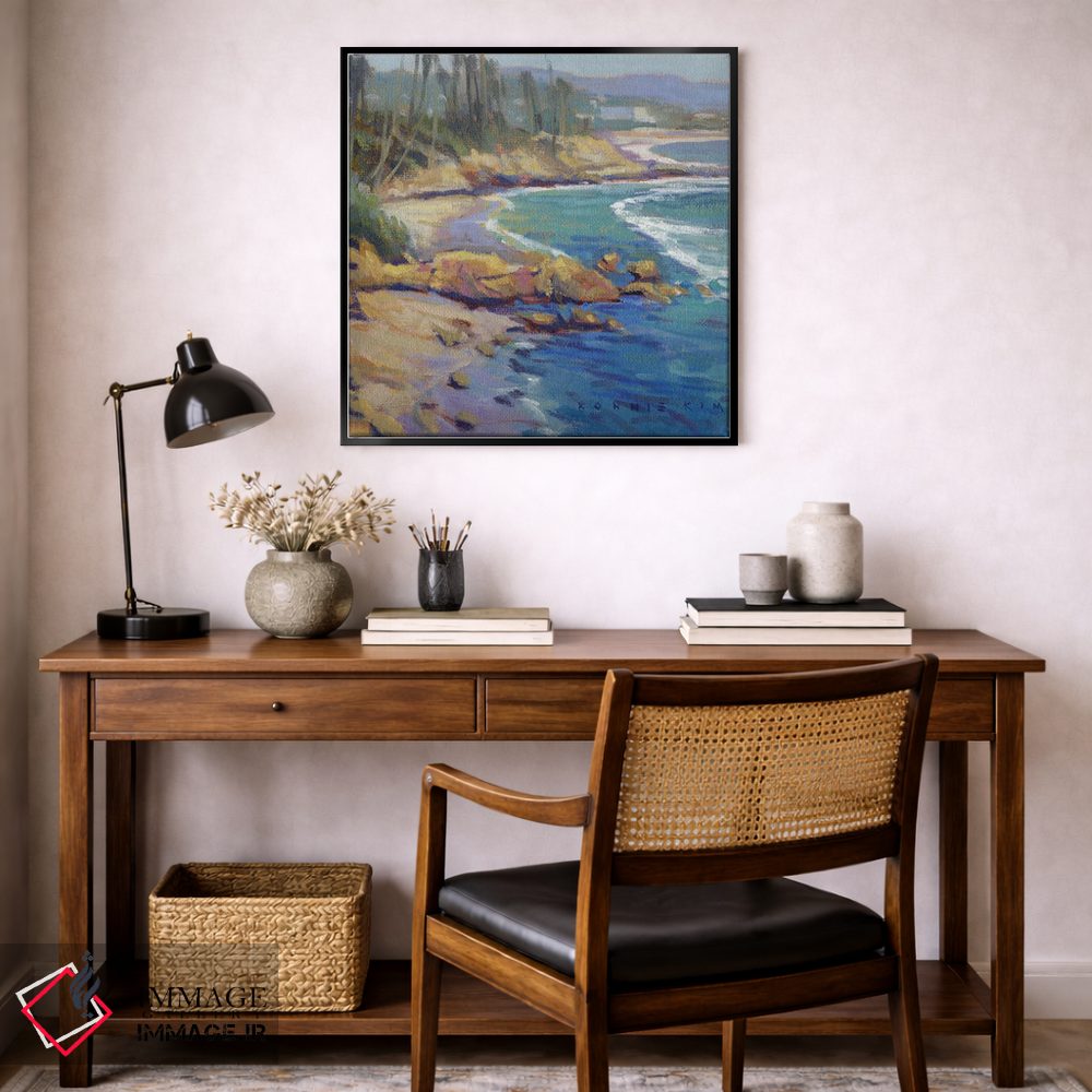 تابلو دکوراتیو رنگ های عصر اثر کانی کیم - D6B