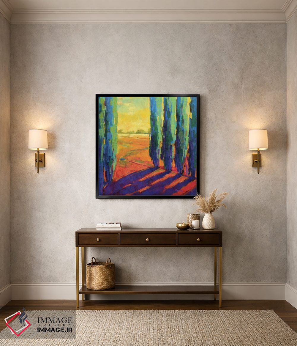 تابلو دکوراتیو رنگ های تابستان ۳ اثر کانی کیم - D2B