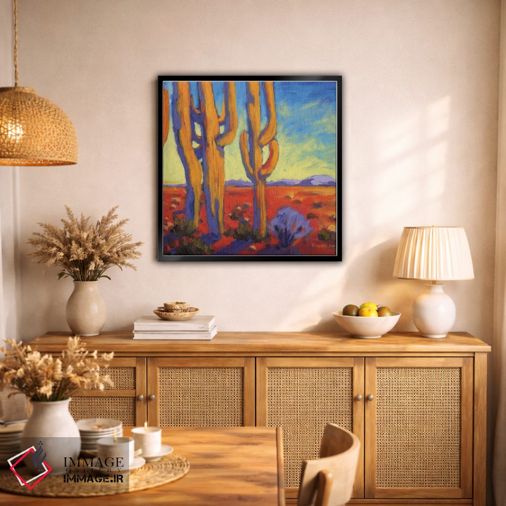 تابلو دکوراتیو نگهبانان صحرا اثر کانی کیم - D2B