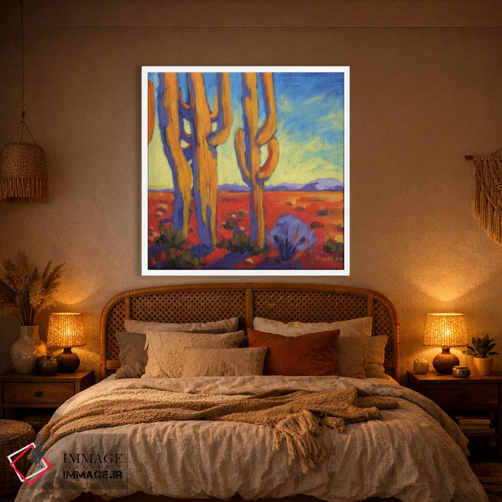 تابلو دکوراتیو نگهبانان صحرا اثر کانی کیم - D1W