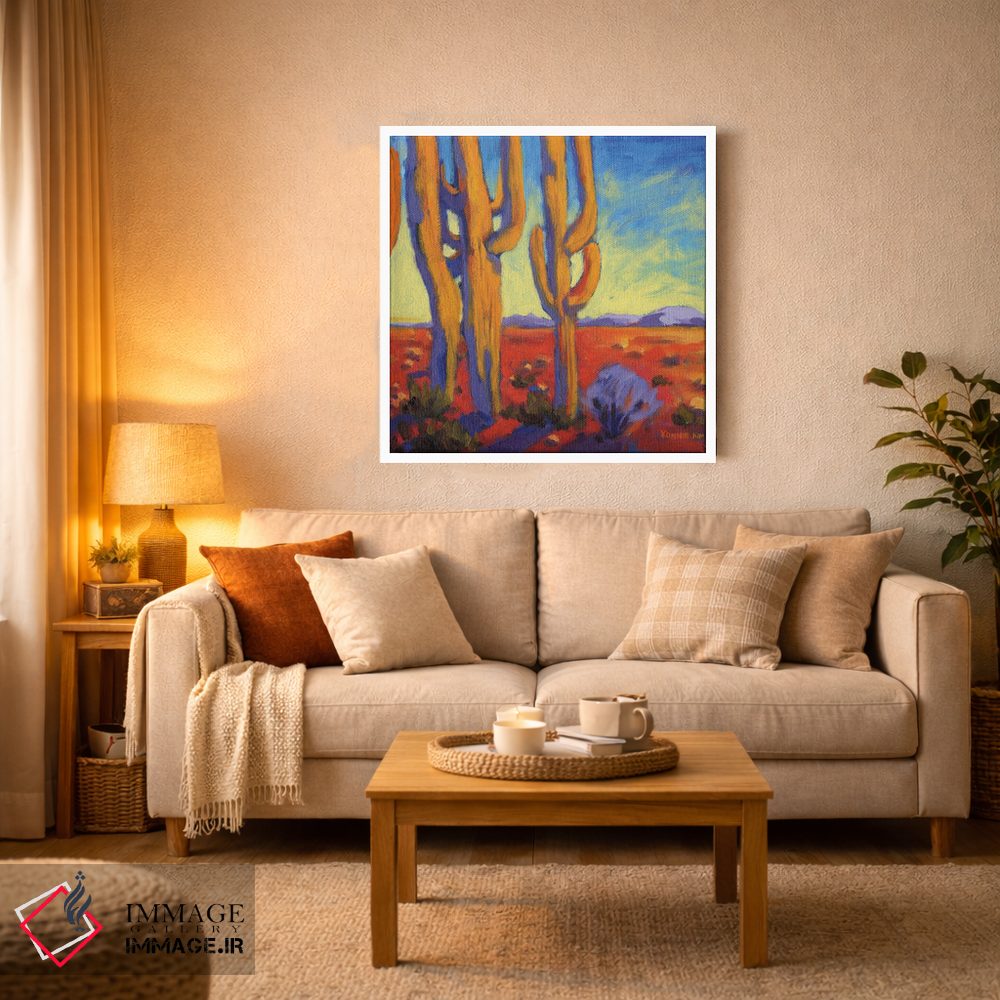 تابلو دکوراتیو نگهبانان صحرا اثر کانی کیم - D3W