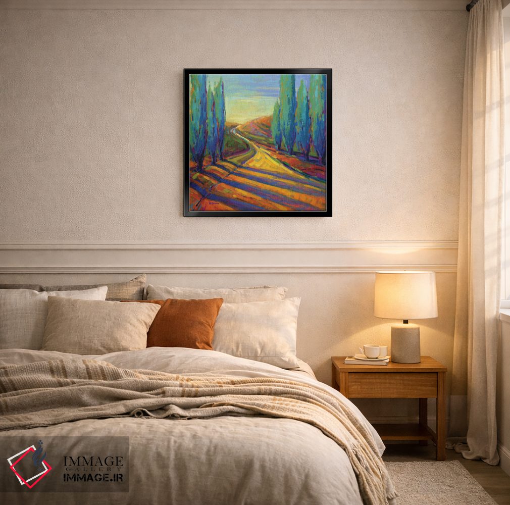 تابلو دکوراتیو سایه های بعدازظهر دو اثر کانی کیم - D5B