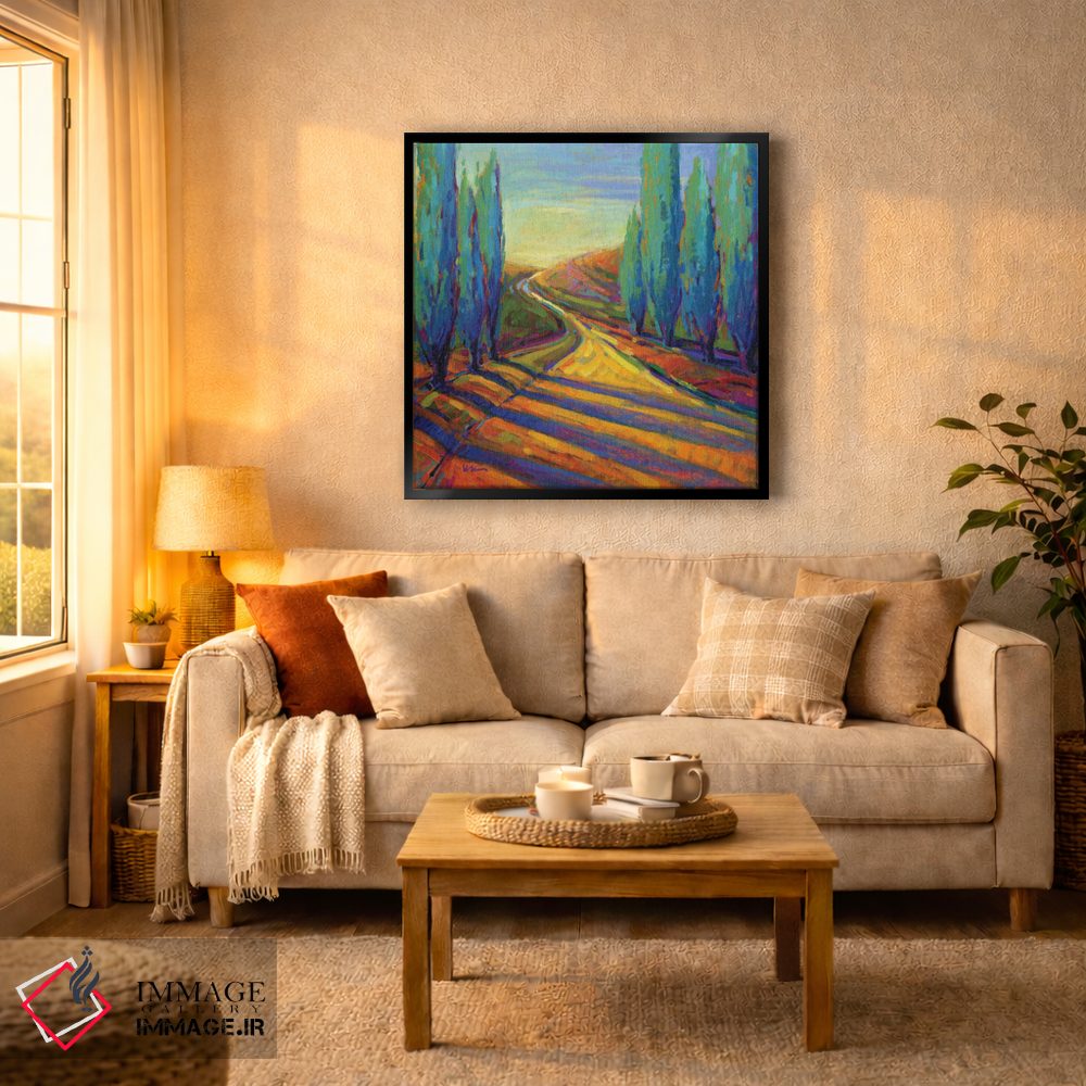 تابلو دکوراتیو سایه های بعدازظهر دو اثر کانی کیم - D6B