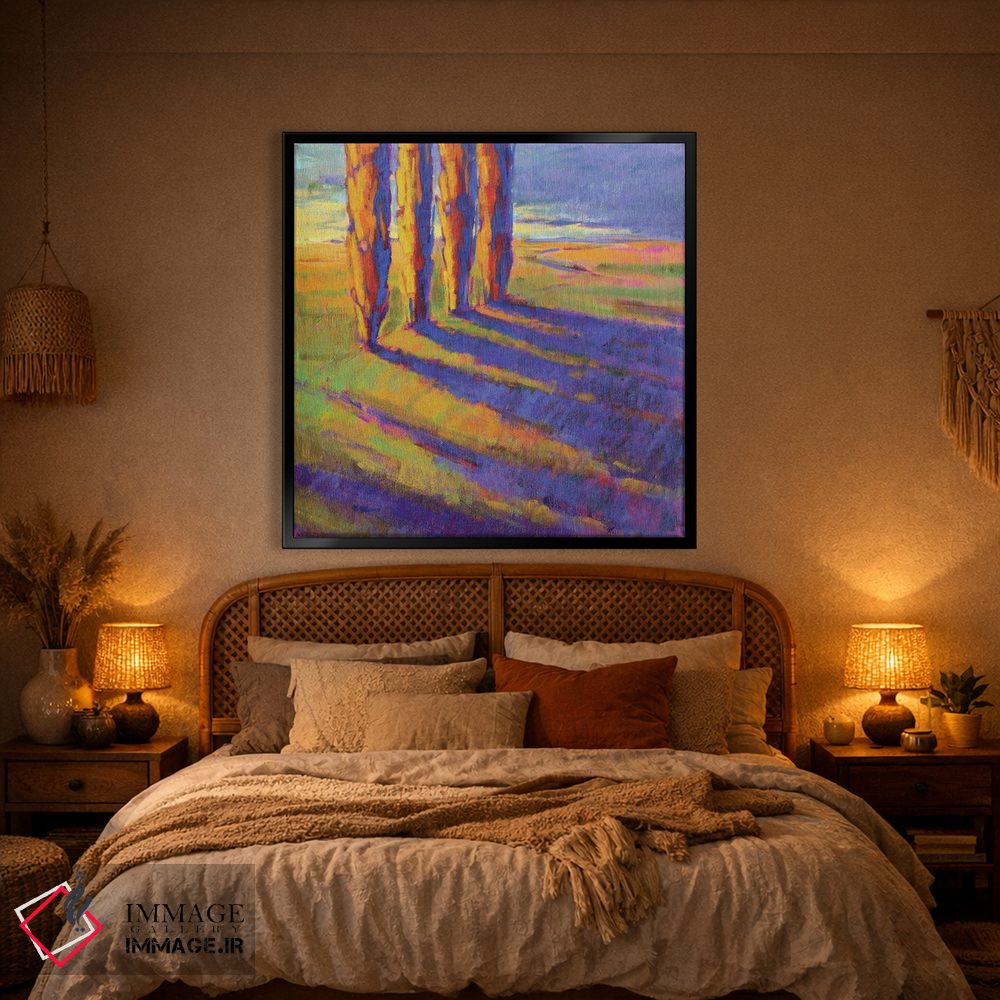 تابلو دکوراتیو رنگ های تابستان پنج اثر کانی کیم - D1B