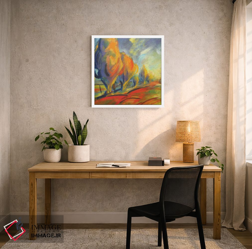 تابلو دکوراتیو شروعی تازه دو اثر کانی کیم - D5W