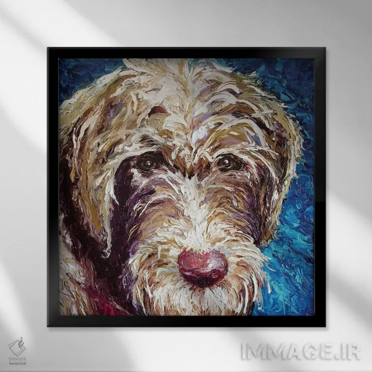 تابلو دکوراتیو پالی اثر کیمبرلی آدامز - نمای قابدار مشکی