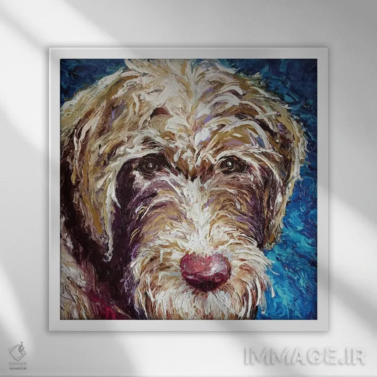 تابلو دکوراتیو پالی اثر کیمبرلی آدامز - نمای قابدار سفید