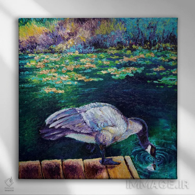 تابلو دکوراتیو پانل بازتابی یک اثر کیمبرلی آدامز - نمای روبهرو روی دیوار