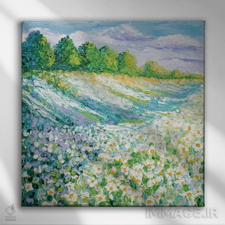 تابلو دکوراتیو روزهای تابستانی اثر کیمبرلی آدامز - نمای روبهرو روی دیوار