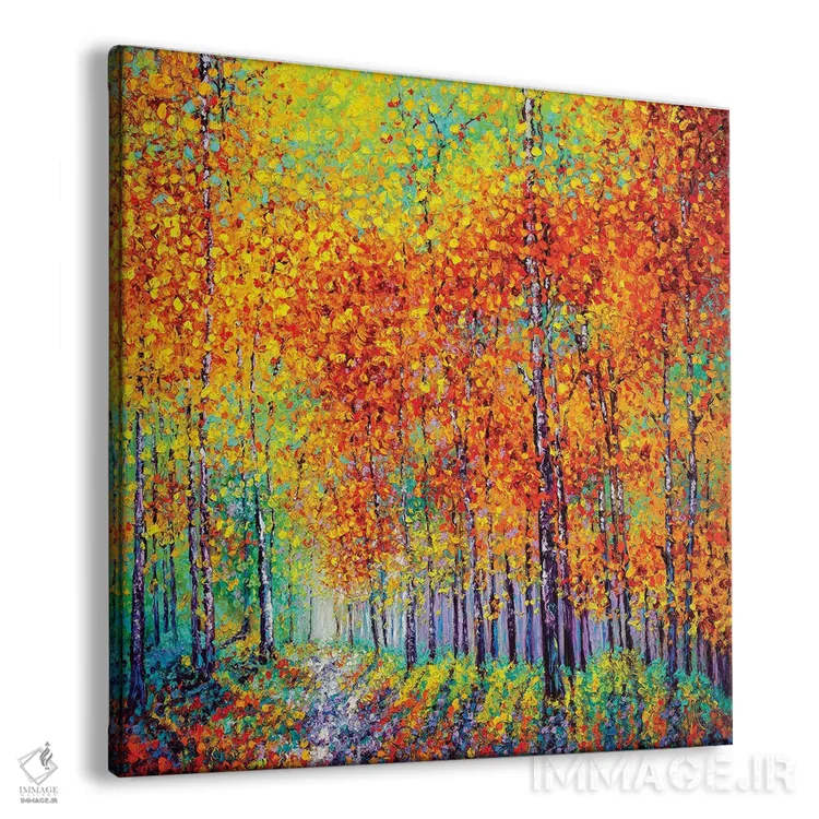 تابلو دکوراتیو درخشش صدفی اثر کیمبرلی آدامز - نمای پرسپکتیو محصول