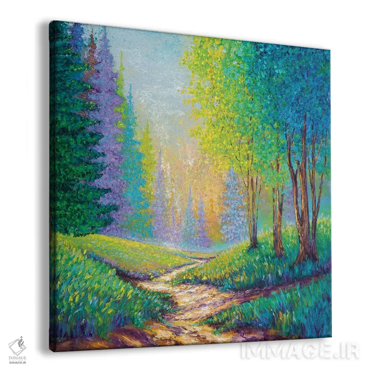 تابلو دکوراتیو به دل جنگل اثر کیمبرلی آدامز - نمای پرسپکتیو محصول