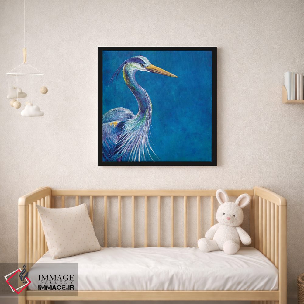 تابلو دکوراتیو آبی اثر کیمبرلی آدامز - D2B