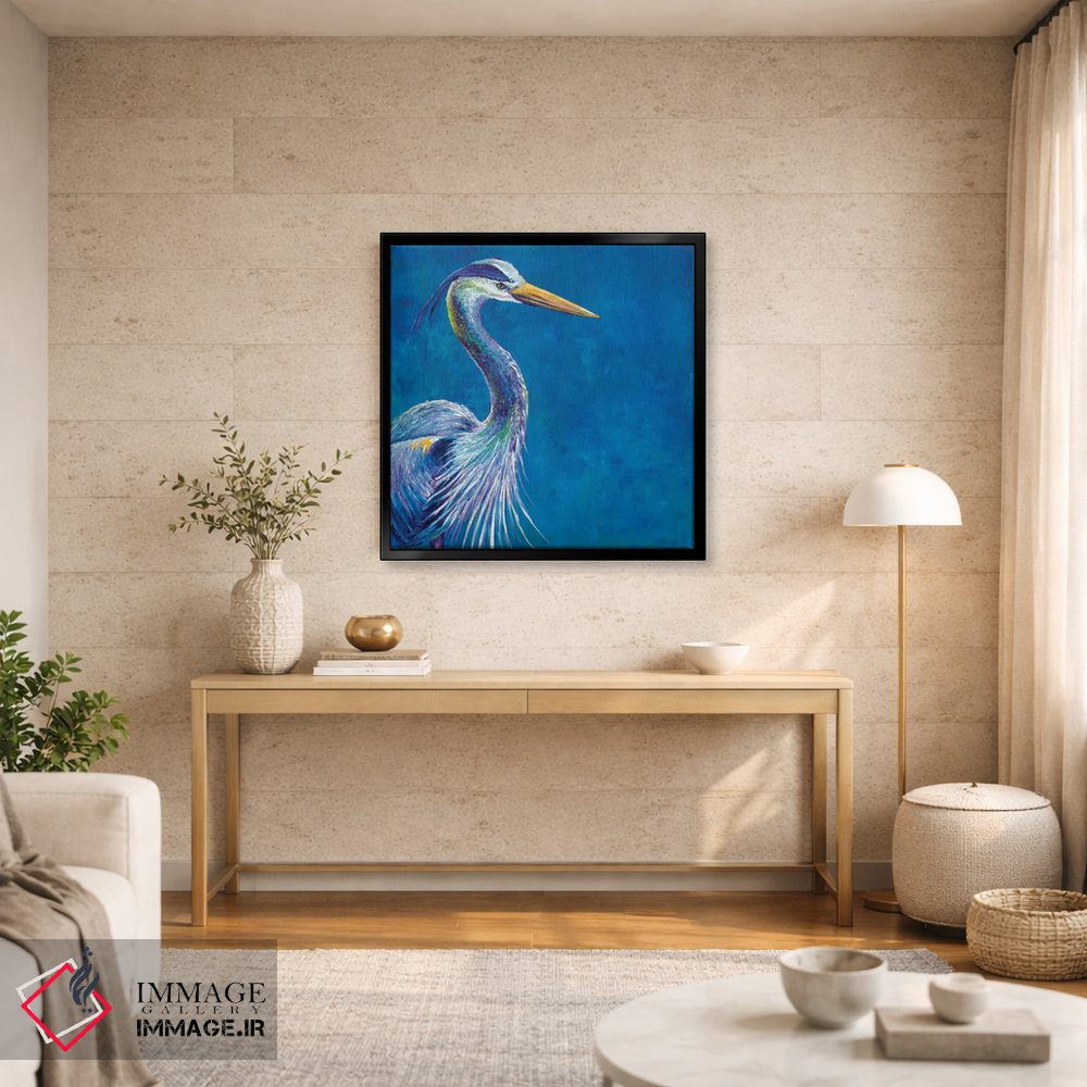 تابلو دکوراتیو آبی اثر کیمبرلی آدامز - D4B