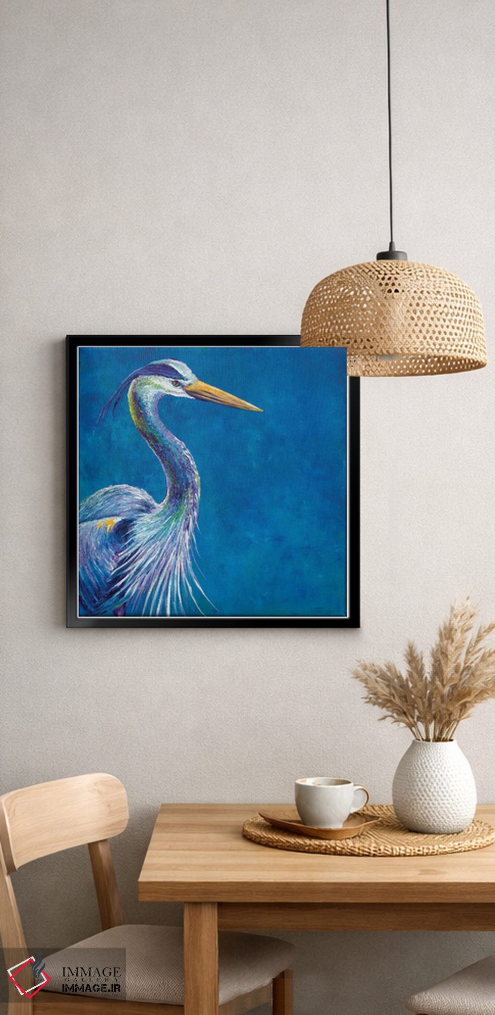 تابلو دکوراتیو آبی اثر کیمبرلی آدامز - D5B