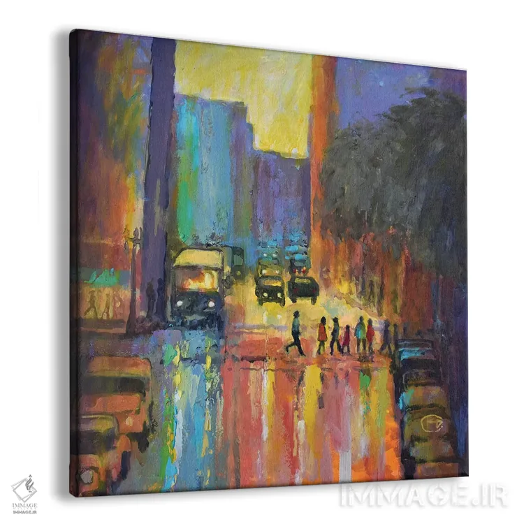 تابلو دکوراتیو گذرگاه شهری I اثر کیپ دکر - نمای پرسپکتیو محصول