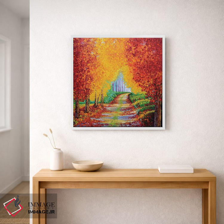 تابلو دکوراتیو مسیر قرمز اثر کیمبرلی آدامز - D1W