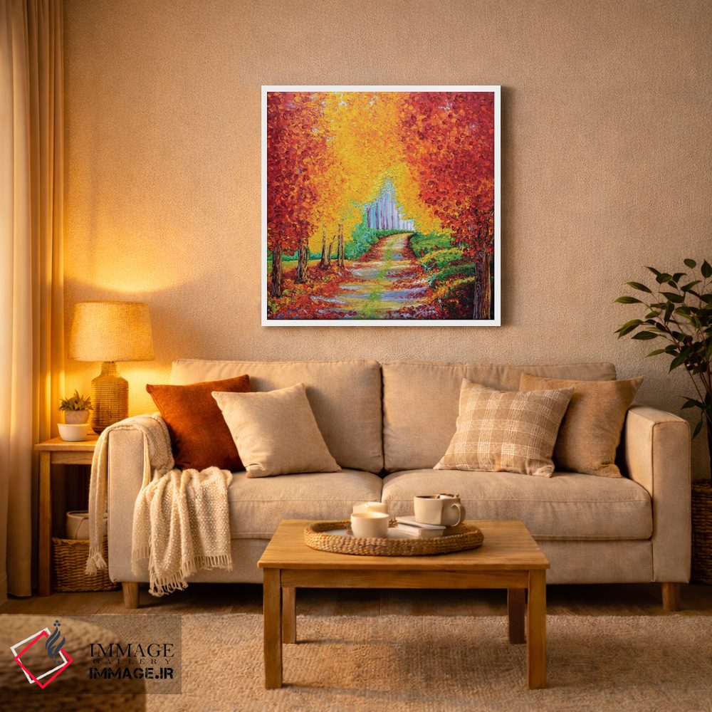 تابلو دکوراتیو مسیر قرمز اثر کیمبرلی آدامز - D3W