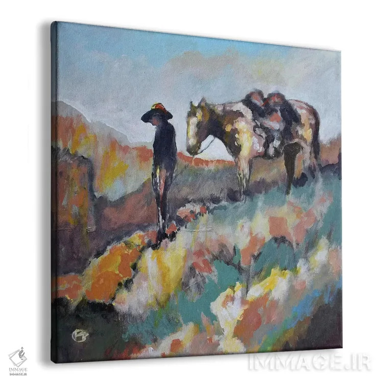 تابلو دکوراتیو فرود دشوار اثر کیپ دکر - نمای پرسپکتیو محصول