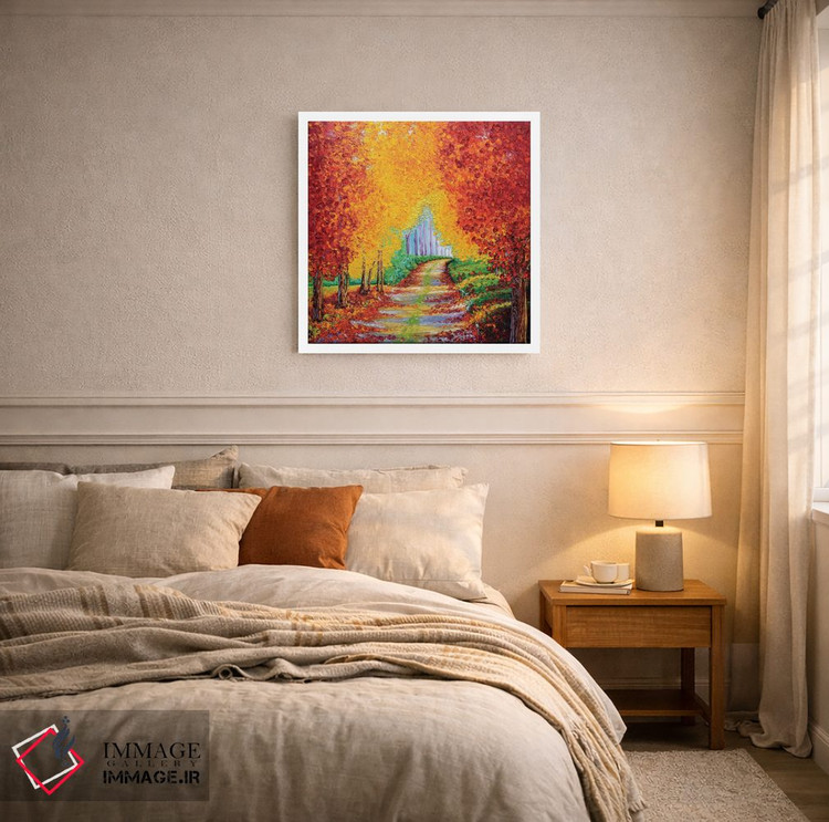 تابلو دکوراتیو مسیر قرمز اثر کیمبرلی آدامز - D5W