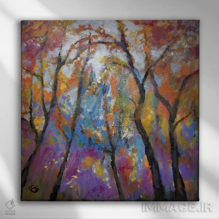 تابلو دکوراتیو اولین سرمازدگی اثر کیپ دکر - نمای روبهرو روی دیوار