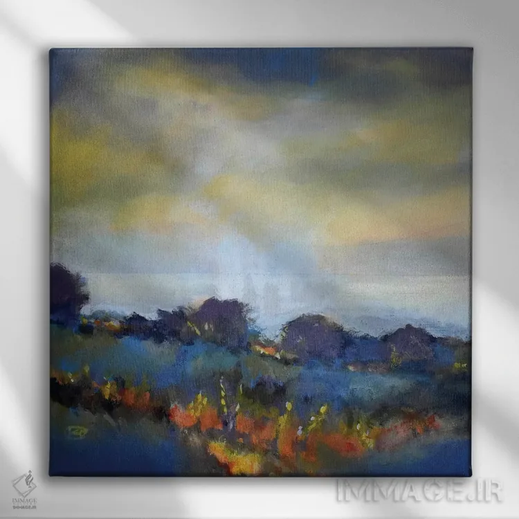 تابلو دکوراتیو نخستین نور اثر کیپ دکر - نمای روبهرو روی دیوار