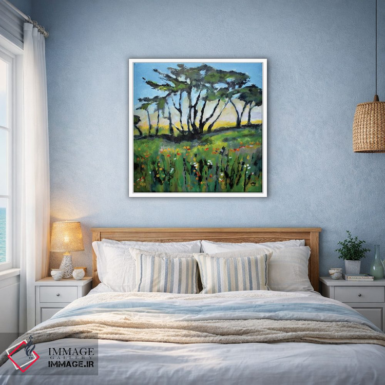 تابلو دکوراتیو مزرعه سبز اثر کیپ دکر - D2W