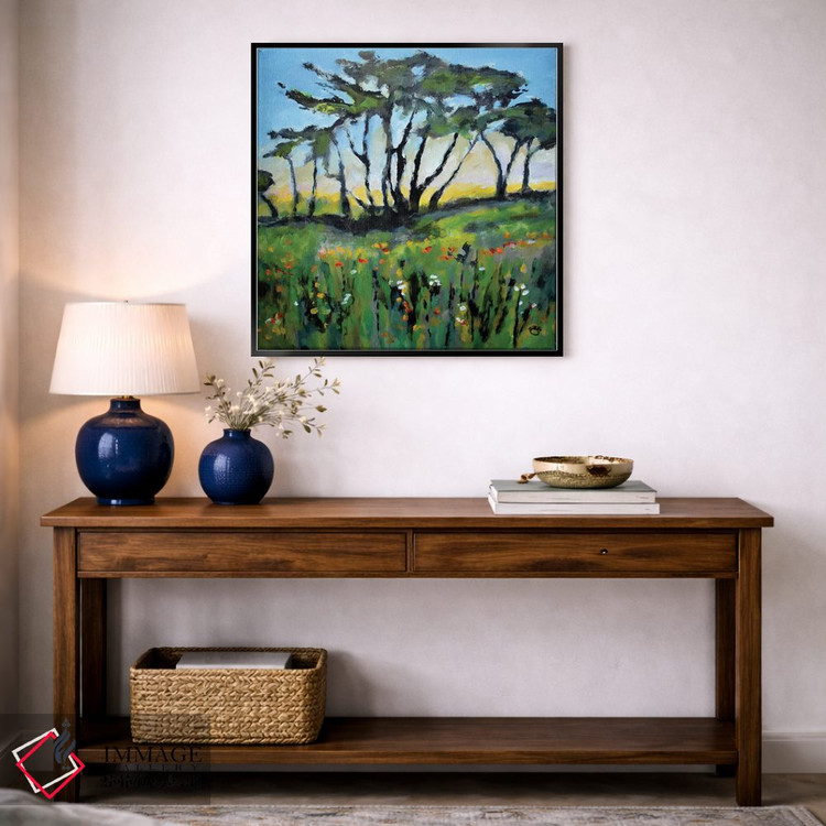 تابلو دکوراتیو مزرعه سبز اثر کیپ دکر - D4B